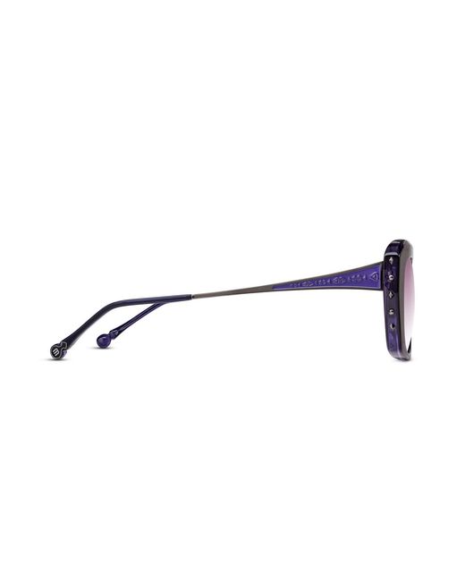 Matsuda Purple Square-Frame Sunglasses for men