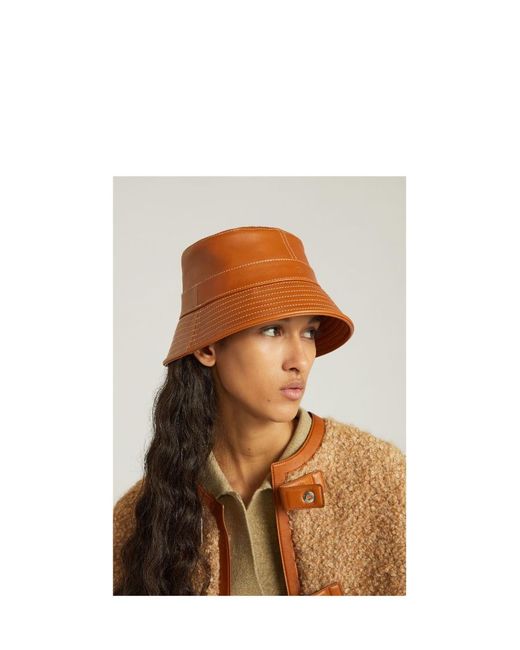 Loro Piana Brown Logo Hat