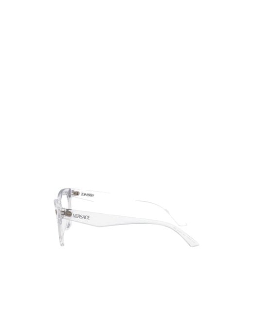 Versace White Logo Flat Mirror for men
