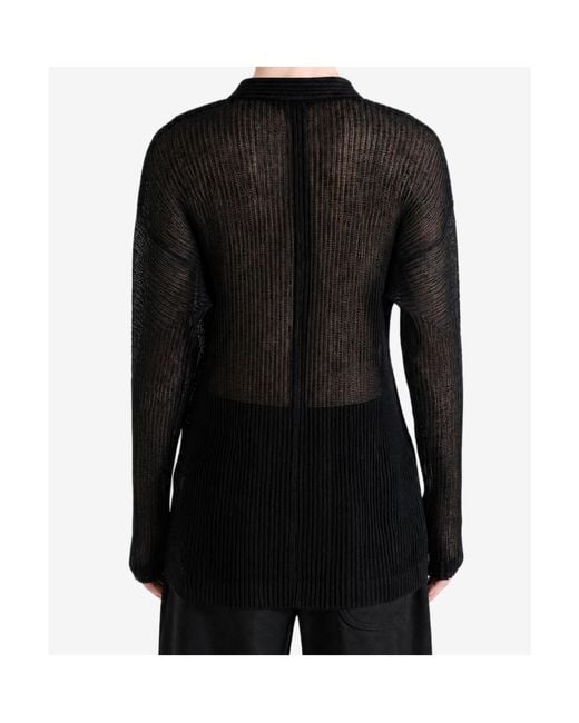 Homme Plissé Issey Miyake Black Pleated Shirt for men