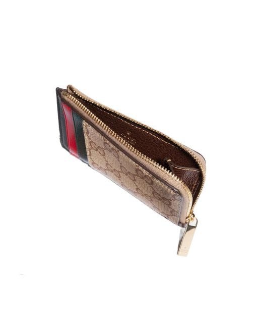 Gucci White Card Case With Slots