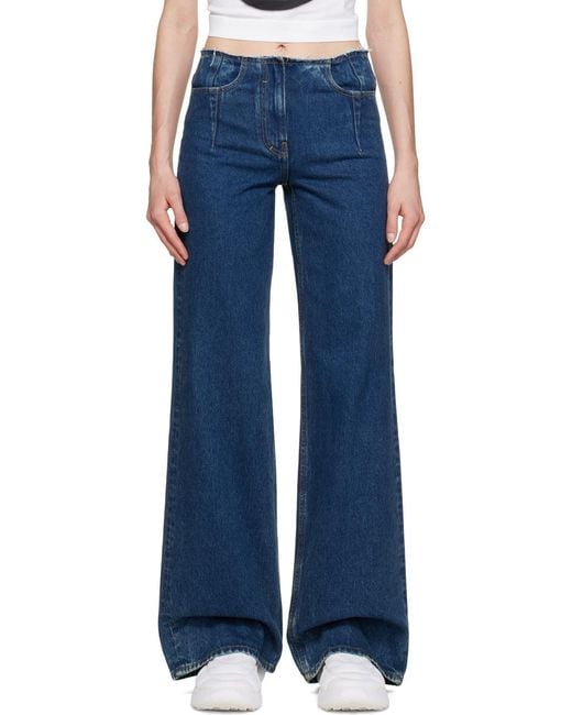 Givenchy Blue Wide Fit Pants