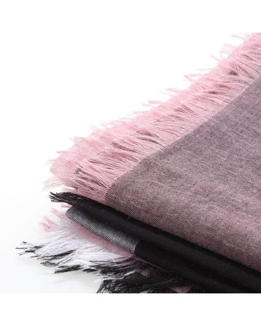 Burberry Multicolor Checked Edge-Edged Scarf