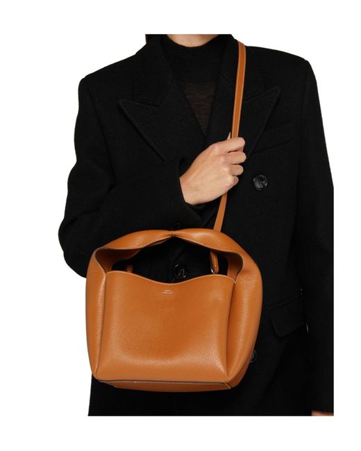 Totême  Brown Single Handle Shoulder Bag