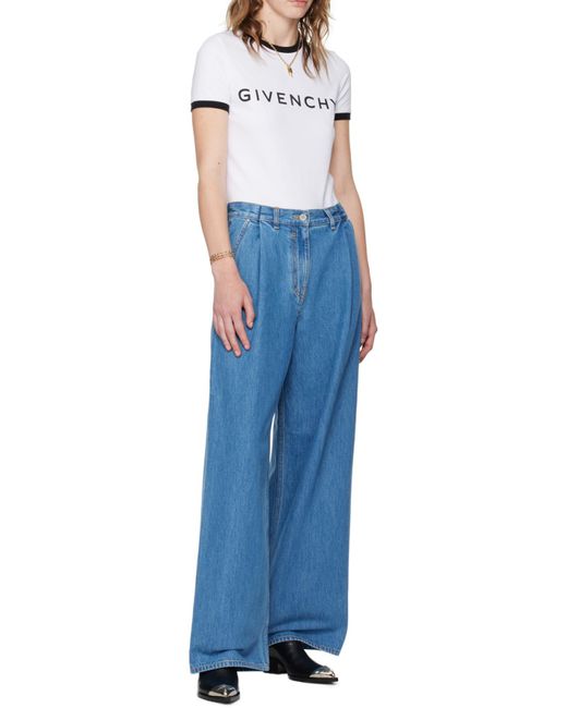Givenchy White Archetype Crewneck T-Shirt