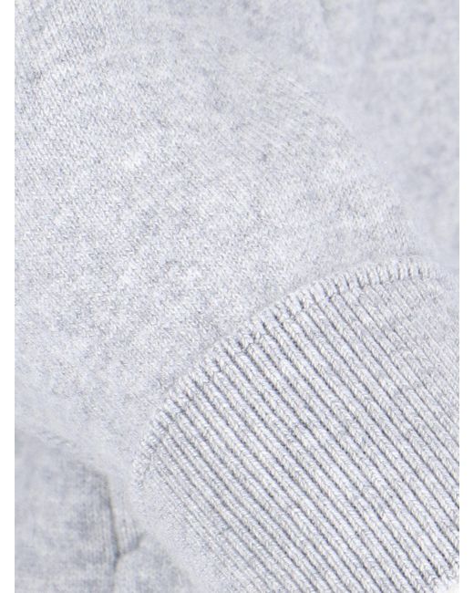 Bottega Veneta Gray Long-Sleeved Drawstring Hoodie