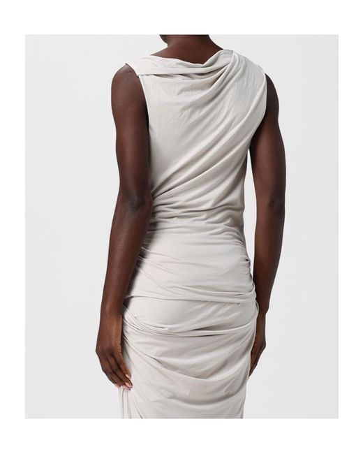 Entire studios White Draped Sleeveless Top for men
