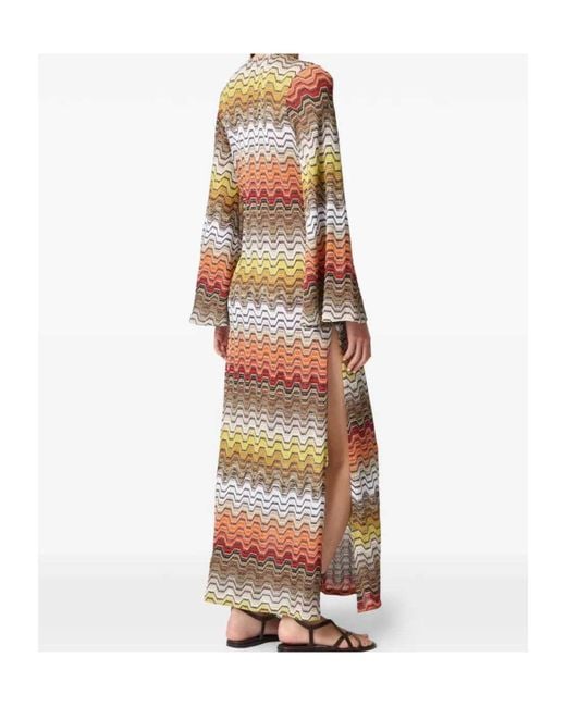Missoni Multicolor Greek Motif Cover-Up Beachwear