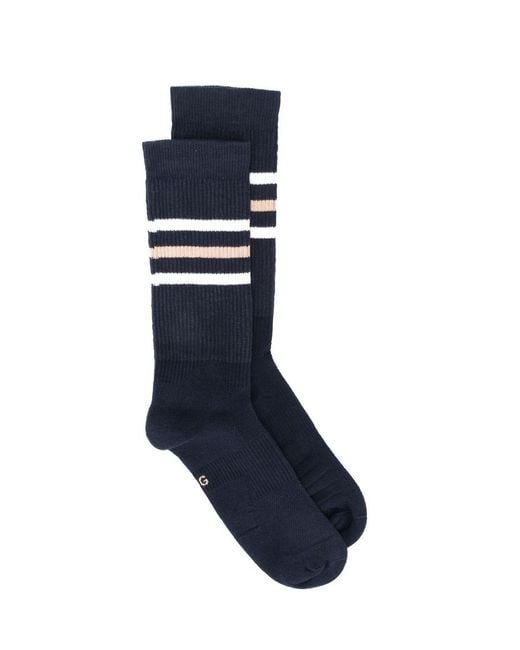 Gucci Blue Logo Socks for men