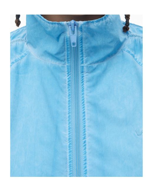 Alexander Wang Blue Ruched Track Jacket