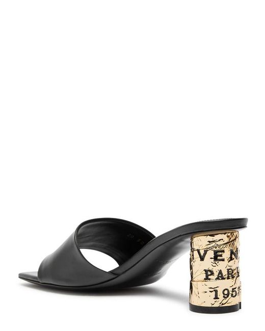 Givenchy Multicolor Tape-Effect Leather Mules