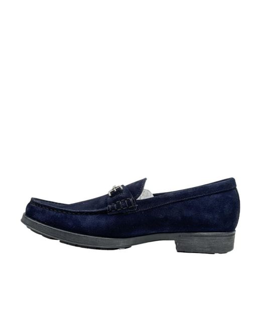 Bally Blue Logo Business Casual Shoes for men