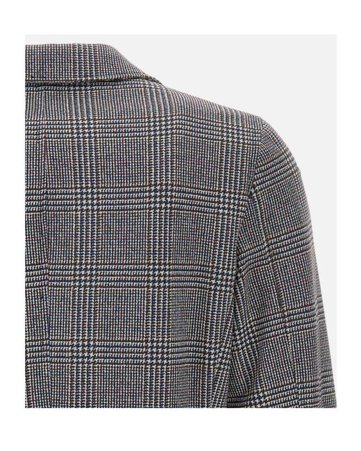 Manuel Ritz Gray Sempre Houndstooth Blazer for men