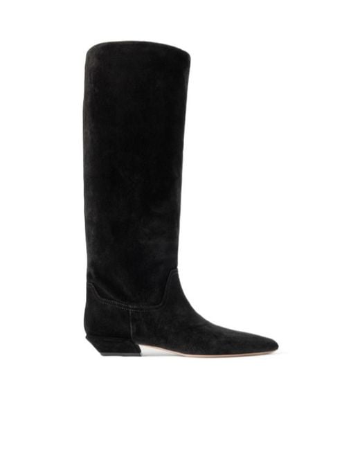 Paris Texas Black 25Mm Bettina Pointed-Toe Boots