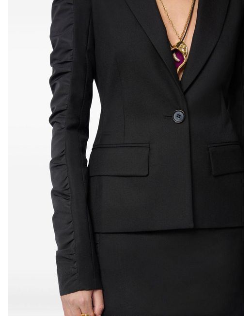 Nina Ricci Black Long-Sleeved Suit Jacket