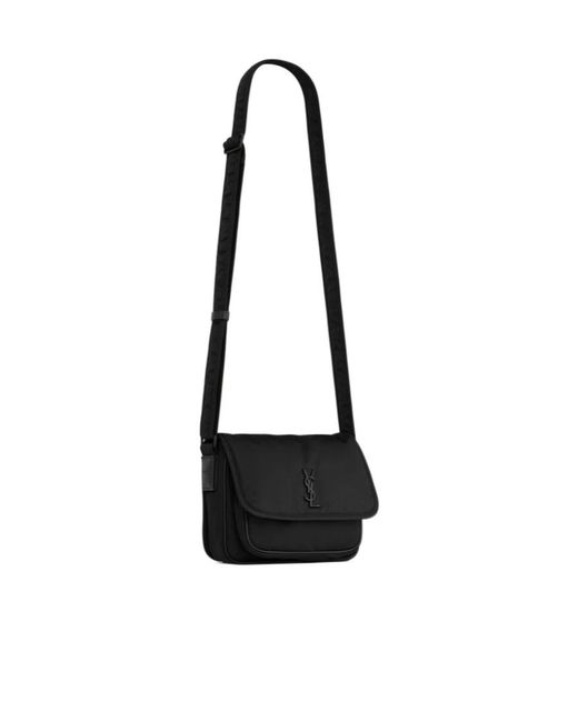 Saint Laurent White Niki Small Messenger Bag for men