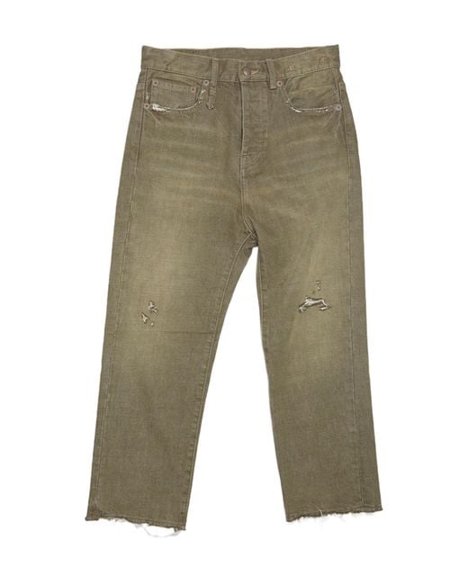 R13 Green Belt-Loop Jeans
