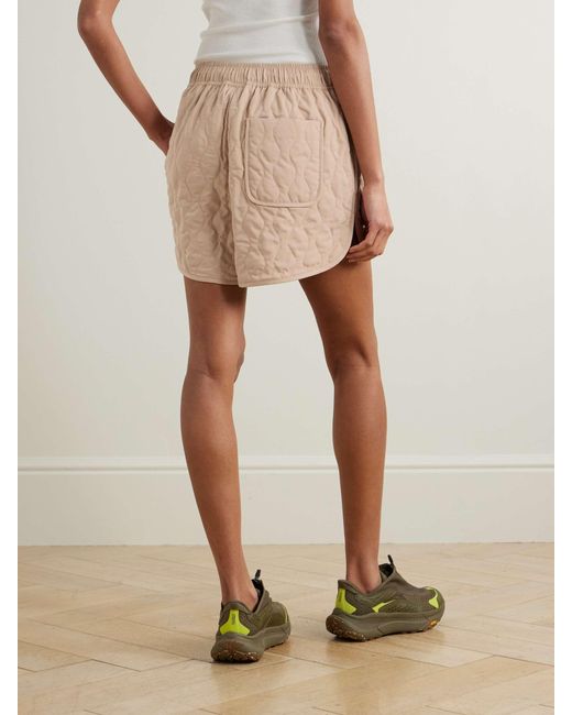 Varley Natural Catrine Quilted Shorts