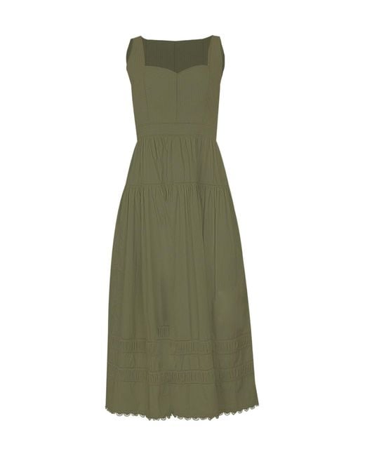 Ulla Johnson Green Sleeveless Dress