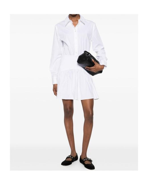 STAUD Women's White Rocco Mini Dress - www.disolcolor.com STAUD Women's White Rocco Mini Dress - www.disolcolor.com