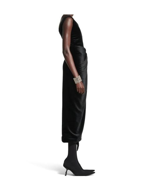 Balenciaga Black Round-Neck Tank Top