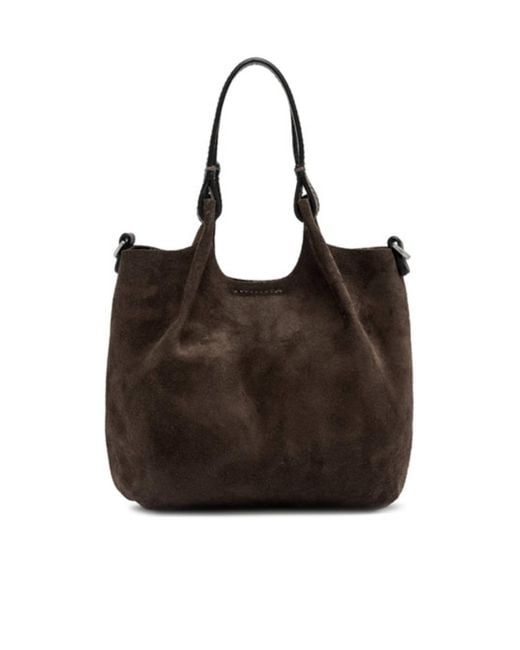 Gianni Chiarini Brown Dua Suede Tote Bag