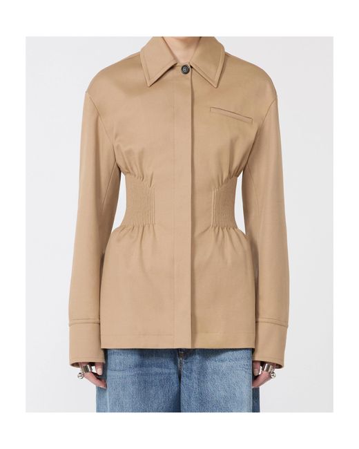 Sportmax Natural Long Sleeve Casual Jacket
