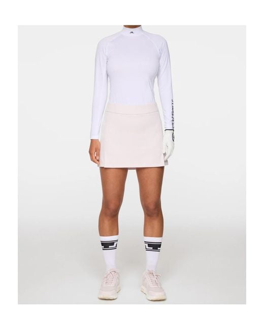J.Lindeberg White A-Line Skirt