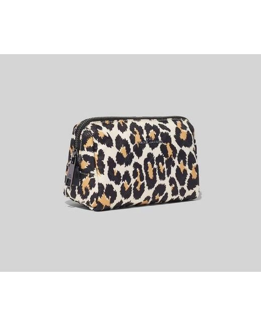 Marc Jacobs Black Logo Leopard Print Handbag
