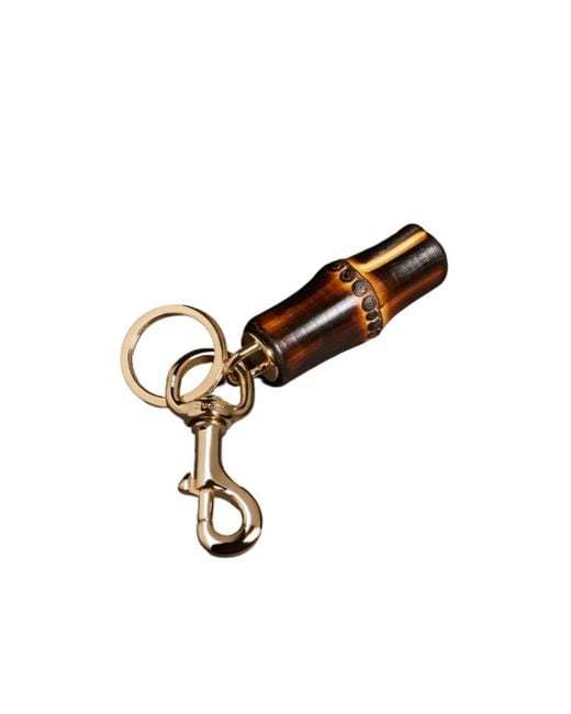 Gucci Metallic Bamboo Keychain
