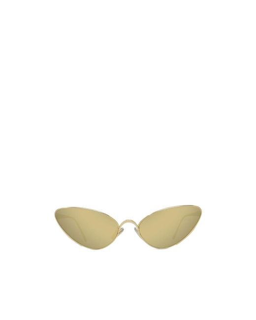 Loewe White Cat Eye Frame Sunglasses for men