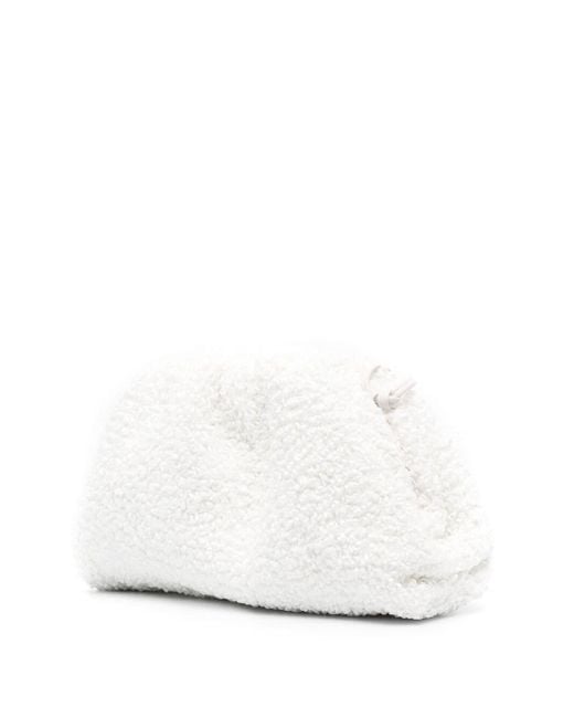 Bottega Veneta White The Pouch Clutch Bag