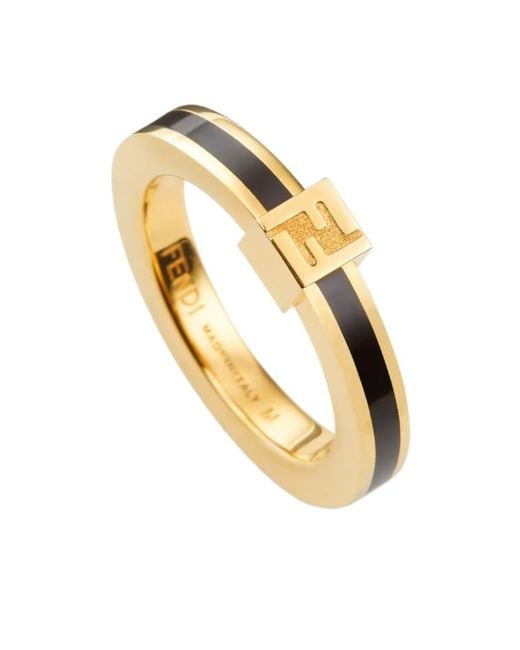 Fendi Metallic Forever Ring