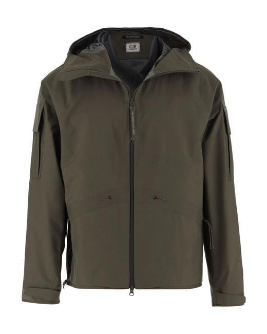 C P Company Green Metropolis Series Hooded Jacket for men