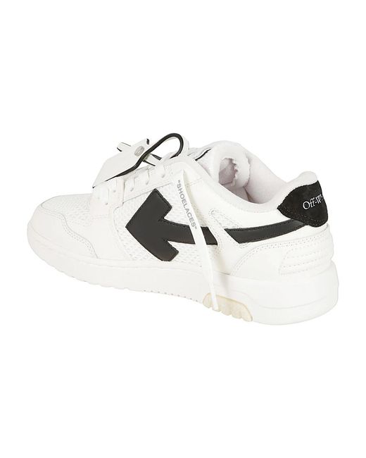 Off-White c/o Virgil Abloh White Logo Patch Lace-Up Sneakers for men