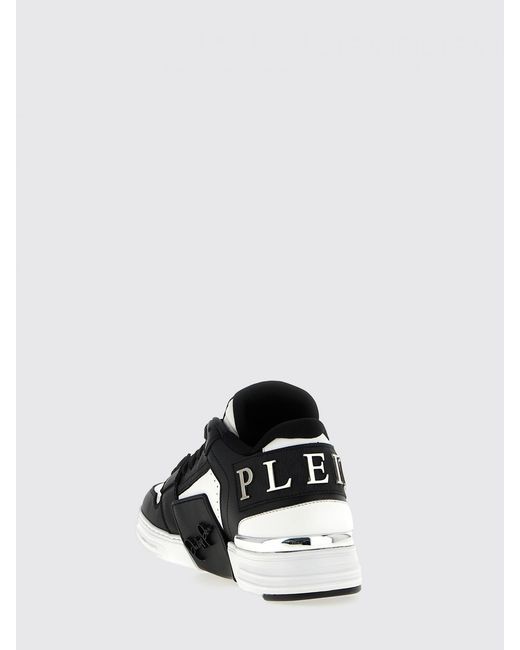 Philipp Plein Black Phantom Kicks Low-Top Sneakers