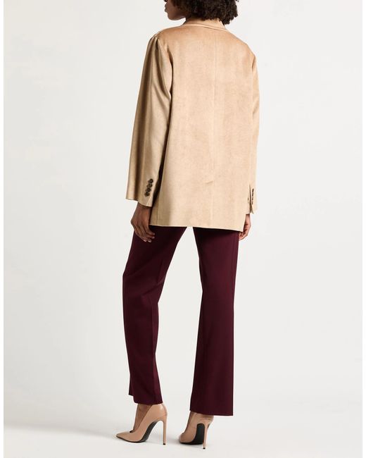 Brunello Cucinelli Natural Single-Breasted Blazer