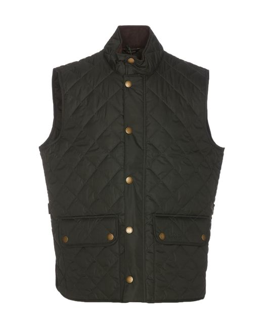 Barbour Black Lowerdale Quilted Vest for men