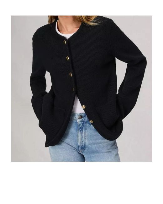 Rag & Bone Blue Nancy Wool Knitted Cardigan