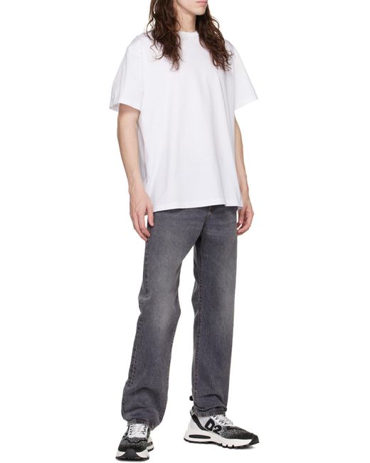 DSquared² White Run Ds2 Low-Top Lace-Up Sneakers for men