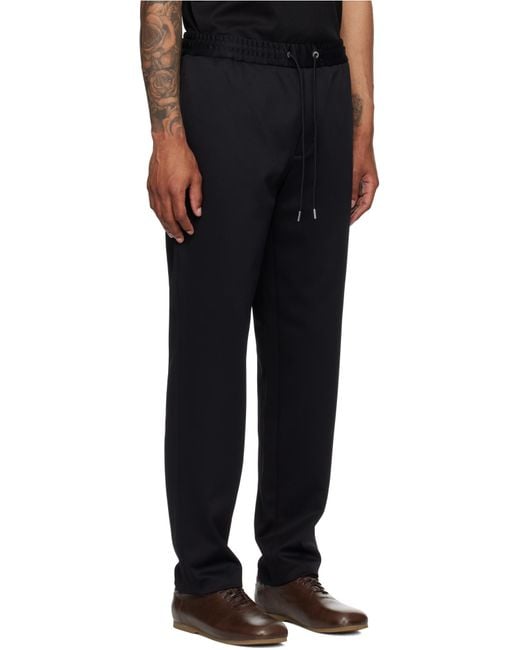 Moncler Blue Logo Jogging Trousers for men