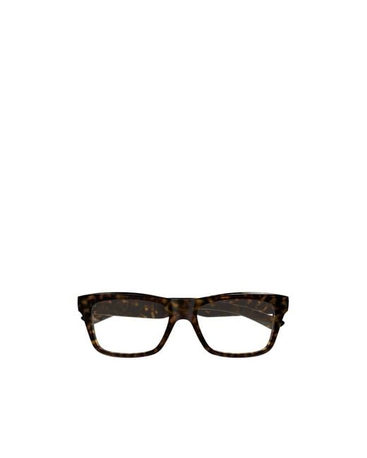 Balenciaga White Eyewear Rectangle Frame Glasses for men