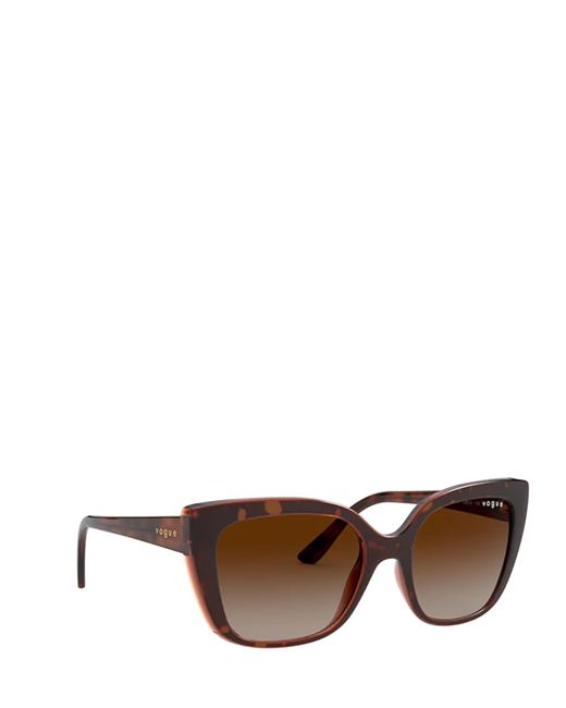 Vogue Eyewear Brown Square Full-Frame Sunglasses
