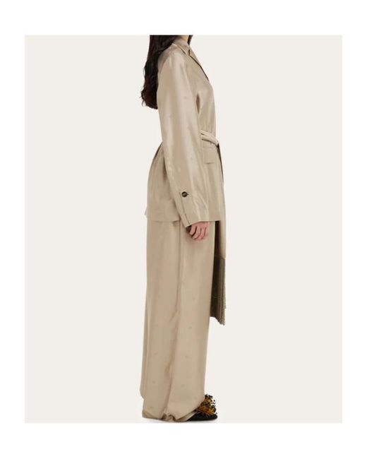 Ferragamo Natural Silk Over Shirt