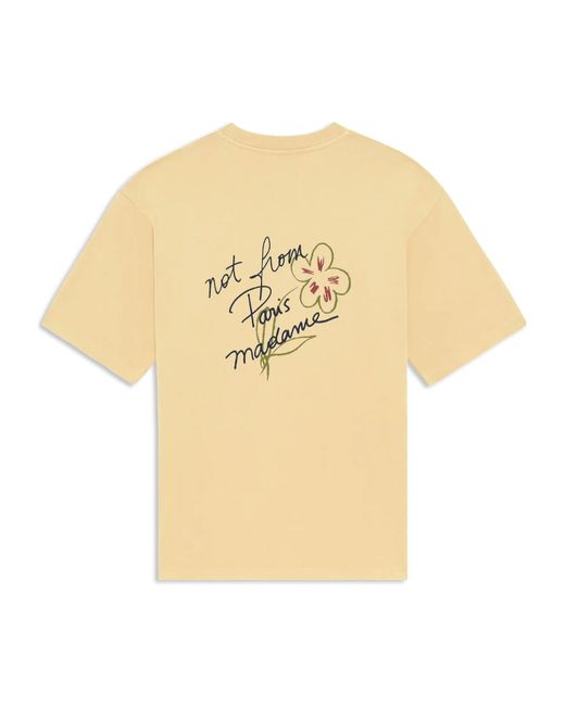 Drole de Monsieur Natural Crew-Neck T-Shirt for men