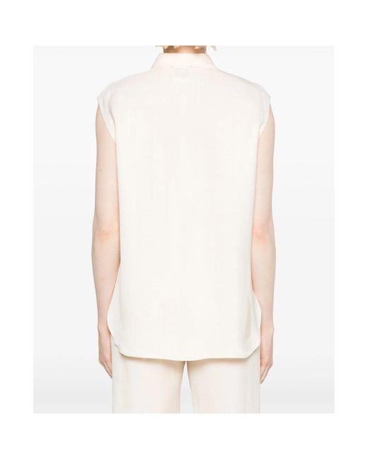 Forte_forte White Slubbed Shirt