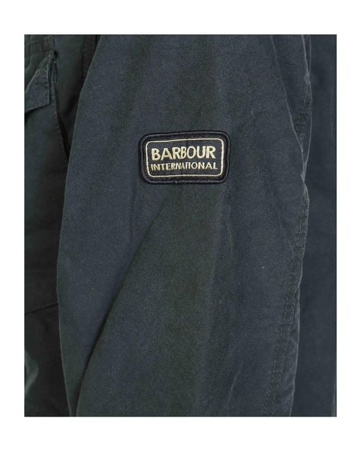 Barbour Blue Logo Patch Jacket for men