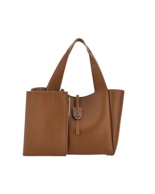 Hogan Brown Trend Shopping Bag