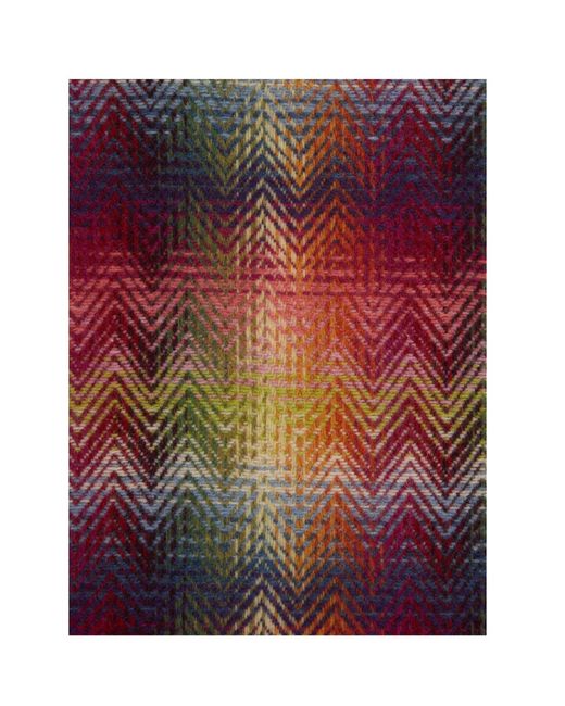 Missoni Brown Home Zig-Zag Tasselled Blanket for men