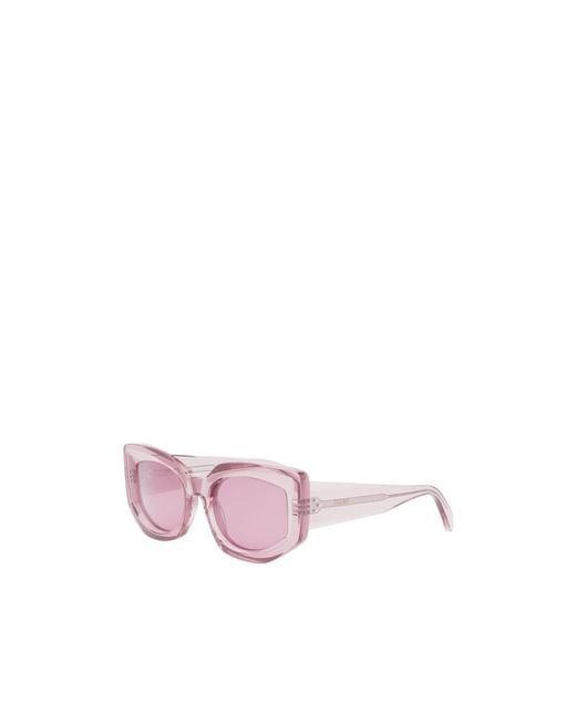 Céline Pink Logo Sunglasses